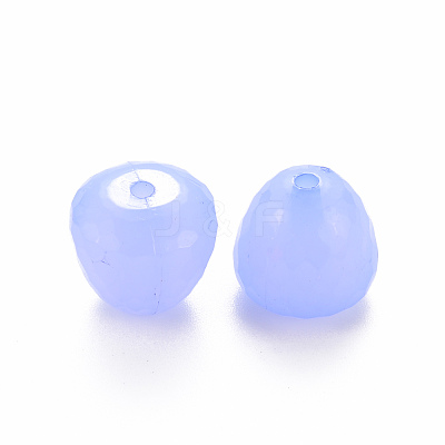 Transparent Acrylic Beads MACR-S373-10E-1