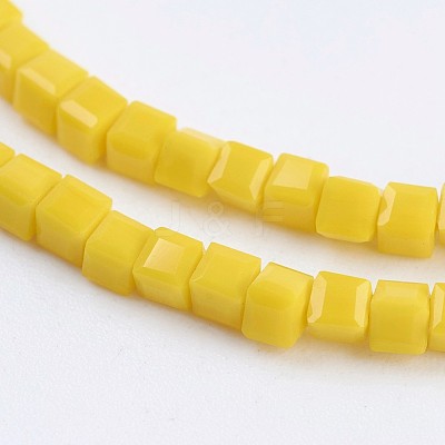 Opaque Glass Beads Strands EGLA-F121-NC02-1