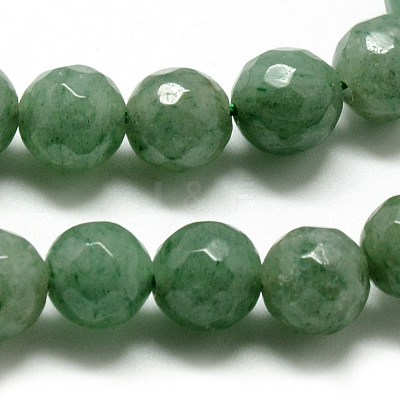 Natural Green Aventurine Beads Strands G-Q462-80-8mm-1