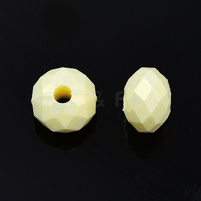 Spray Painted Acrylic Beads MACR-S280-03E-1