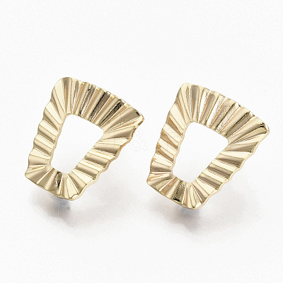 Brass Stud Earring Findings X-KK-T056-16G-NF-1