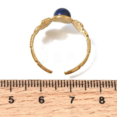 304 Stainless Steel Cuff Open Rings for Women GG-CBAE295-01G-10-1