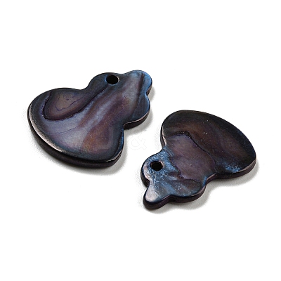 Dyed Natural Freshwater Shell Pendants BSHE-G034-11E-1