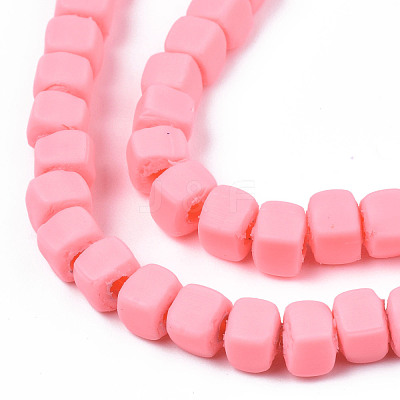 Handmade Polymer Clay Beads Strands CLAY-S092-78L-1