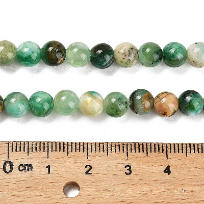 Natural Green Line Jasper  Beads Strands G-B128-A03-02-1