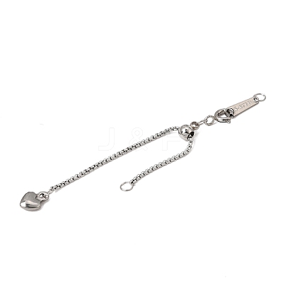 Adjustable 304 Stainless Steel Box Chain Extender SA-CBA61B8-05P-B-1