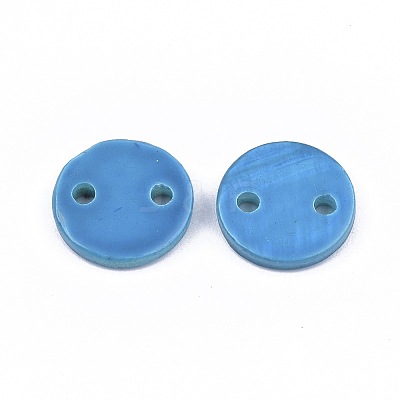Spray Paint Freshwater Shell Links connectors X-SHEL-S276-27C-1