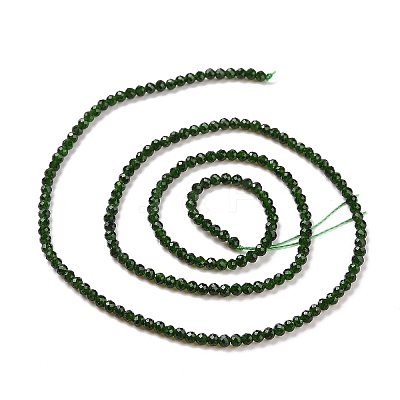 Synthetic Green Goldstone Beads Strands G-E591-07A-1