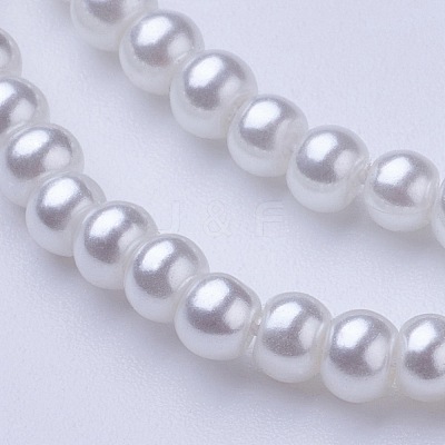 Glass Pearl Beads Strands X-HY-3D-B01-1