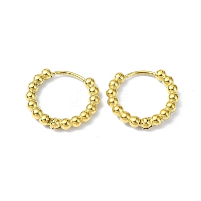 Ion Plating(IP) Real 18K Gold Plated 316 Stainless Steel Hoop Earrings EJEW-L267-005G-06-1