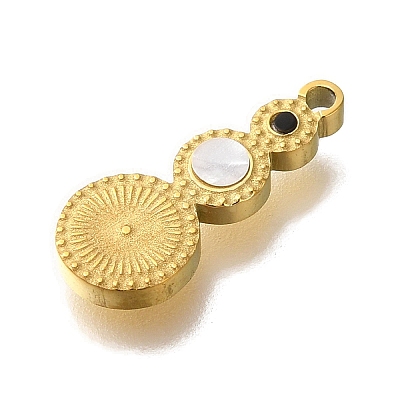 Ion Plating(IP) 304 Stainless Steel Manual Polishing Charms STAS-M059-04G-04-1