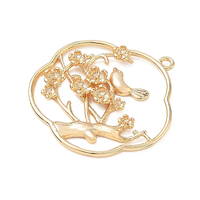 Brass Pendants KK-D263-01G-02-1