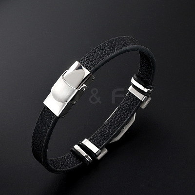 201 Stainless Steel Constellation Beaded Bracelet LS-ZODI-PW0001-044H-1