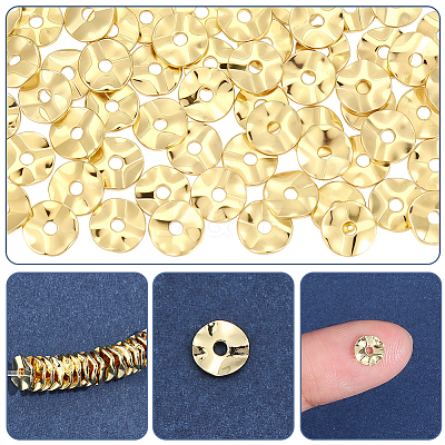 90Pcs Brass Beads KK-BBC0025-87B-1