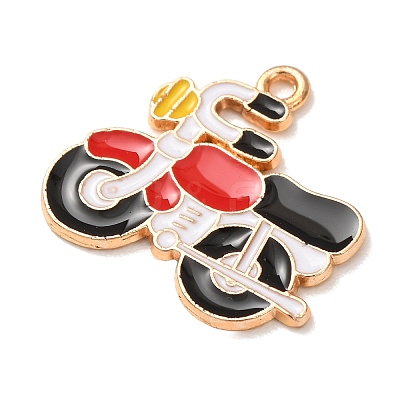 Alloy with Enamel Pendants AL-CBA9CD2-03B-1