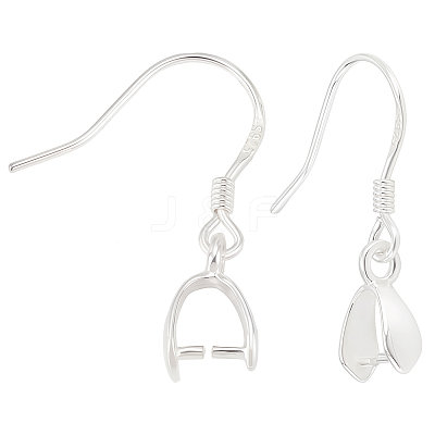 3 Pairs 925 Sterling Silver Earring Hook Findings STER-BBC0009-31-1