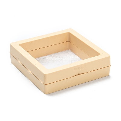 Square Transparent PE Thin Film Suspension Jewelry Display Box LS-CON-D009-01B-01-1