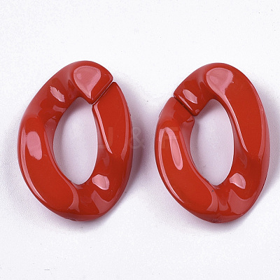 Opaque Acrylic Linking Rings OACR-S036-001B-G06-1