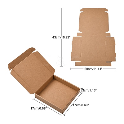 Kraft Paper Folding Box CON-F007-A10-1