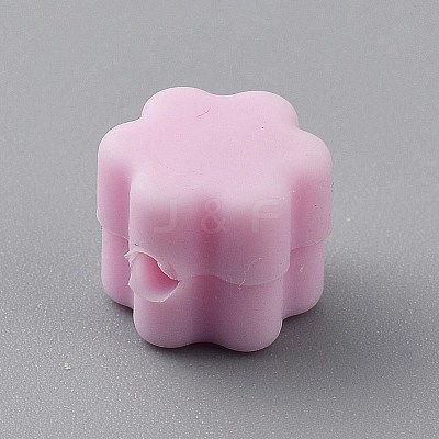 Flower Silicone Focal Beads SIL-TAC0008-10K-1