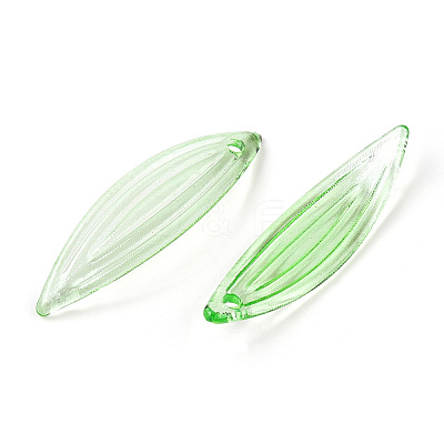 Transparent Acrylic Pendants OACR-O006-02A-1