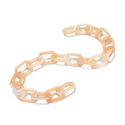 Handmade Acrylic Paperclip Chains AJEW-JB00696-05-1