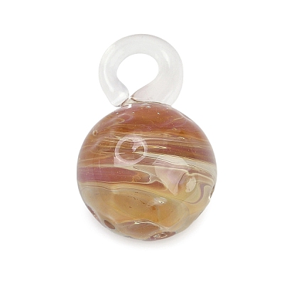 Handmade Lampwork Pendants LAMP-Q005-07D-1