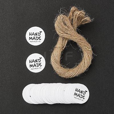 100Pcs Paper Gift Tags CDIS-YW0001-11B-1