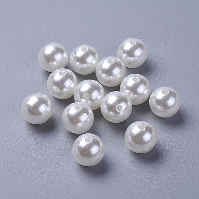 Imitation Pearl Acrylic Beads PL608-22-1
