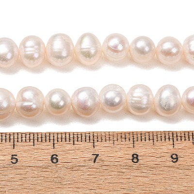 Natural Cultured Freshwater Pearl Beads Strands PA-CBABE82-15D-1