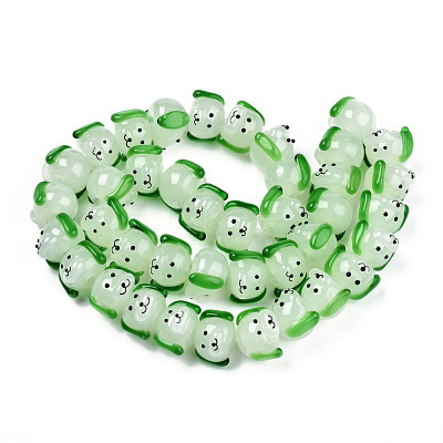 Handmade Lampwork Beads Strands LAMP-N021-42C-1