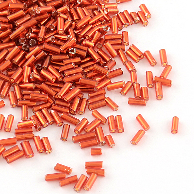 Glass Bugle Beads SEED-R011-M-1