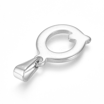 Non-Tarnish 304 Stainless Steel Pendants STAS-F106-95P-Q-01-1