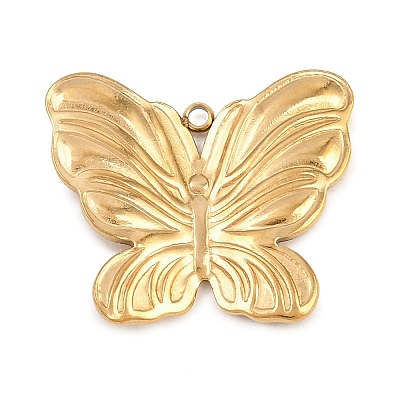 304 Stainless Steel Pendants STAS-E523-01B-G-1