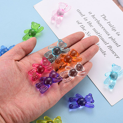 Transparent Acrylic Beads MACR-S373-01B-1