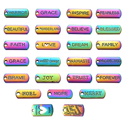 25Pcs 25 Style Alloy Pendants FIND-YW0001-35-1