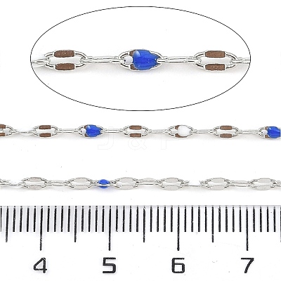 Brass Dapped Chains AJEW-Q153-03P-02-1