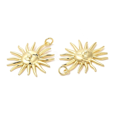 Rack Plating Brass Pendants KK-Q775-14G-1