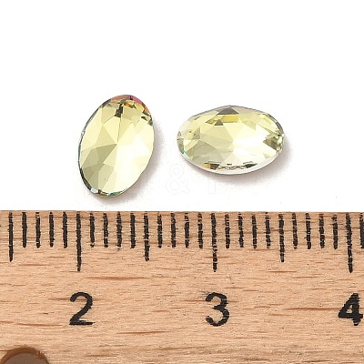 Glass Rhinestone Cabochons RGLA-P037-08B-D337-1