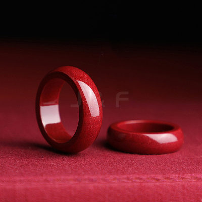 Cinnabar Finger Rings FS-WGB4F46-01-1