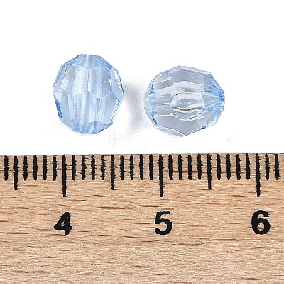 Transparent Acrylic Beads OACR-Q015-01F-1