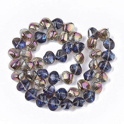 Electroplate Glass Beads Strands EGLA-S189-002B-03-1