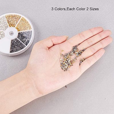Brass Tube Crimp Beads KK-PH0035-13-1