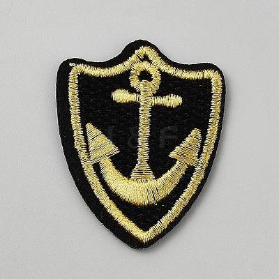 Polyester Embroider Thread Iron on/Sew On Patches PATC-WH20017-29-1