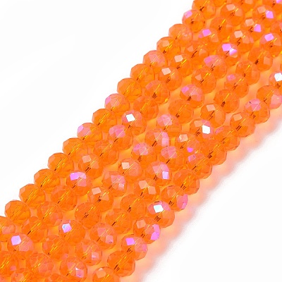 Electroplate Glass Beads Strands EGLA-A034-T2mm-L07-1