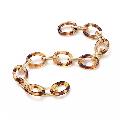 Handmade Transparent Acrylic Cable Chains X-AJEW-JB00700-02-1