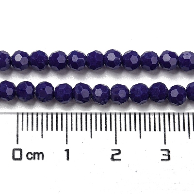 Opaque Glass Beads Stands EGLA-A035-P4mm-D09-1