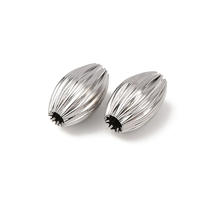 Textured 304 Stainless Steel Beads STAS-I358-11P-05-1