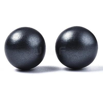 Painted Natural Wood Beads WOOD-S057-071A-1