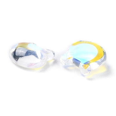 Electroplate Glass Cabochons EGLA-D007-03-1